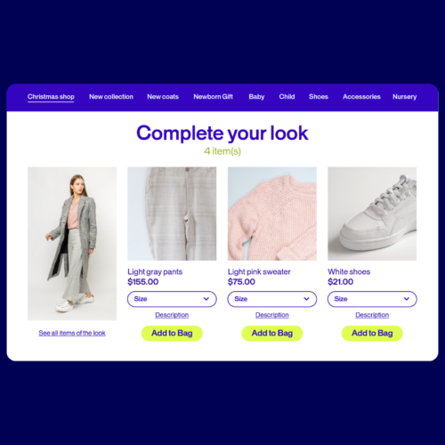 Recommandations optimisées par l'IA pour augmenter le panier moyen